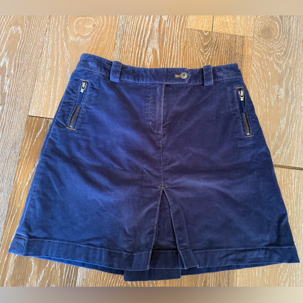 Brooks brothers blue mini skirt